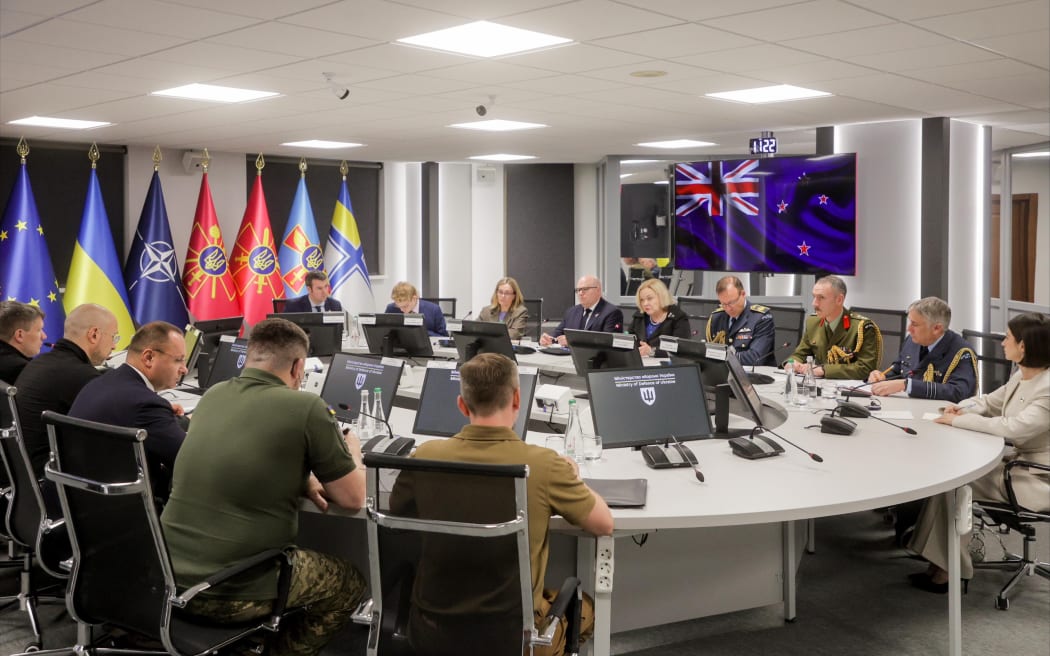 Meeting with Ukrainian Minister of Defence Denys Shmyhal and officials