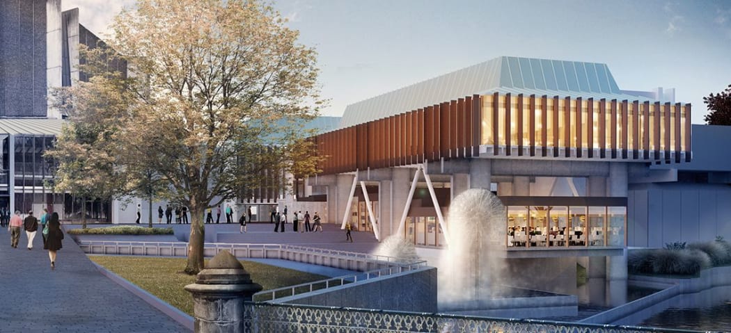 Warren and Mahoney designed Christchurch Town Hall