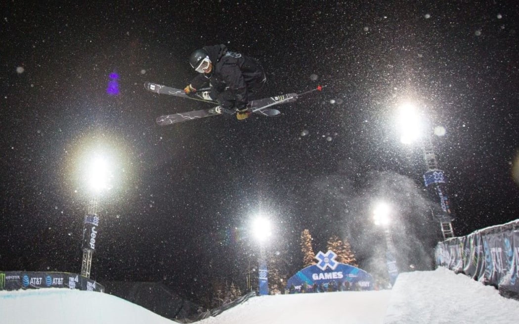 Byron Wells competing at the 2017 Aspen Winter X Games.