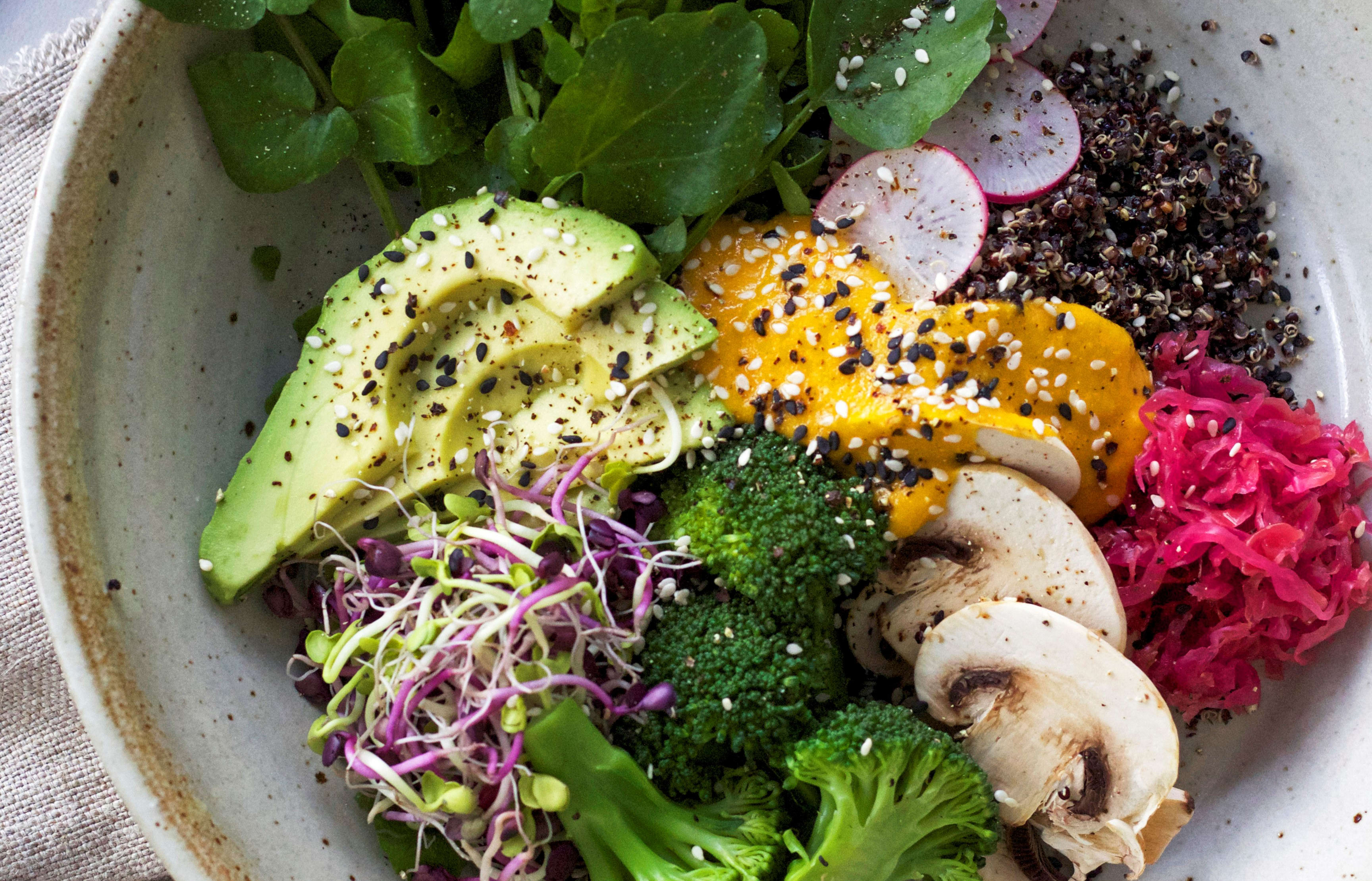 Christmas salad - the yoga bowl