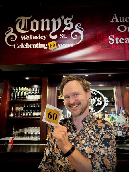 Kelson Henderson, manager at Tony's in Auckland.