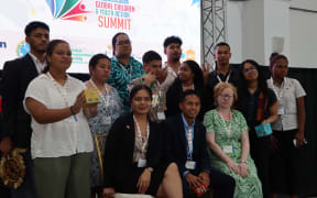 Pacific youth at the SIDS Global and Youth Summit ahead of the SIDS conference
