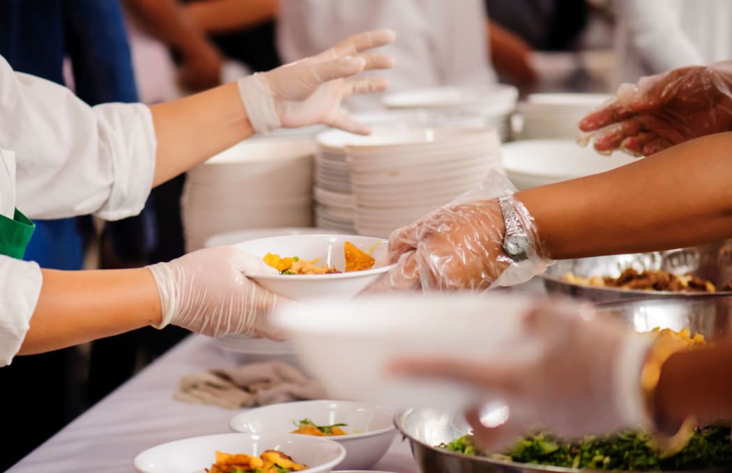 Donate food to hungry people, Concept of poverty and hunger