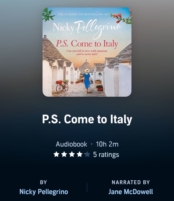 PS Come to Italy 
By Nicky Pellegrino