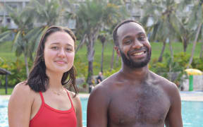 Johnathan Silas from Tanna and  Loanne Russet of the French Russets iwill be jetting off to Qatar to participate in the World Aquatics Championship in Doha next month.