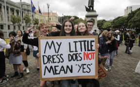 Protest against rape culture.