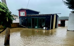 Adam Mazzola's home was half a metre underwater in some parts during the peak of Monday's flooding.