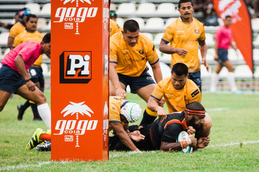 Papua New Guinea scored 15 tries to one against Nauru.