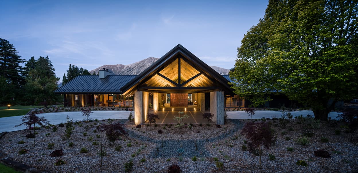 Chris Wheeler and Ashton Wright of Hierarchy Group designed Sugarloaf at Flockhill in Lake Pearson, Canterbury.