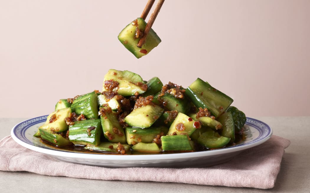 Spicy Cucumber Salad - a recipe by Sam Low from his cookbook Modern Chinese