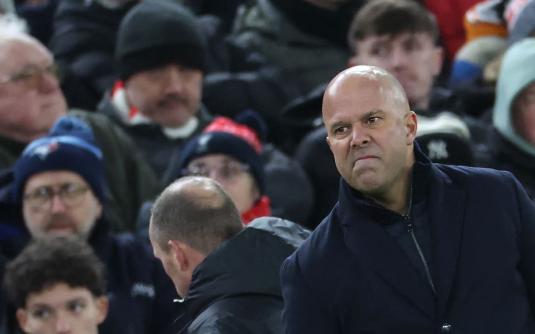 Liverpool's Dutch manager Arne Slot