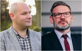 National MP Andrew Falloon (left) resigned after it emerged he allegedly sent explicit images to at least four women and Labour MP Iain Lees-Galloway was stripped off his ministerial portfolios after it was revealed that he had a 12-month-long inappropriate relationship with a former staffer.