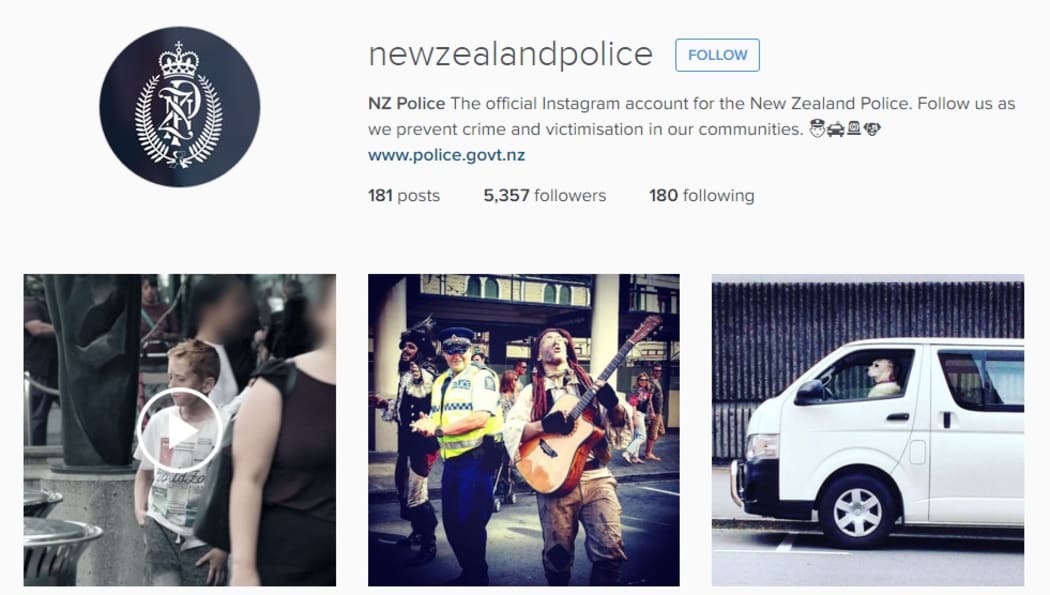 NZ Police's Instagram account.