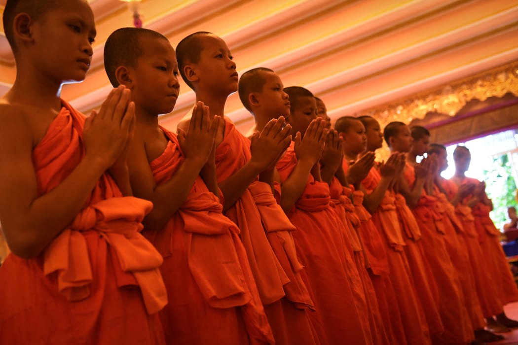 The Thai boys freed from a flooded cave in a rescue bid that gripped the world left the Buddhist monastery 11 days after ordaining as novice monks to honour a diver who died in the mission to save them.
