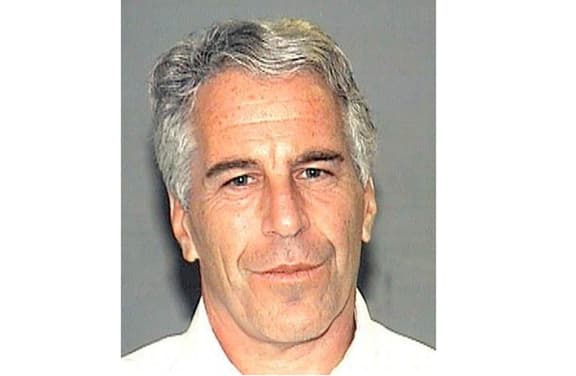 Jeffrey Epstein pictured in a handout photo from the Palm Beach County Sheriff's Department.