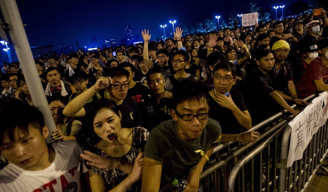 Pro-democracy protesters