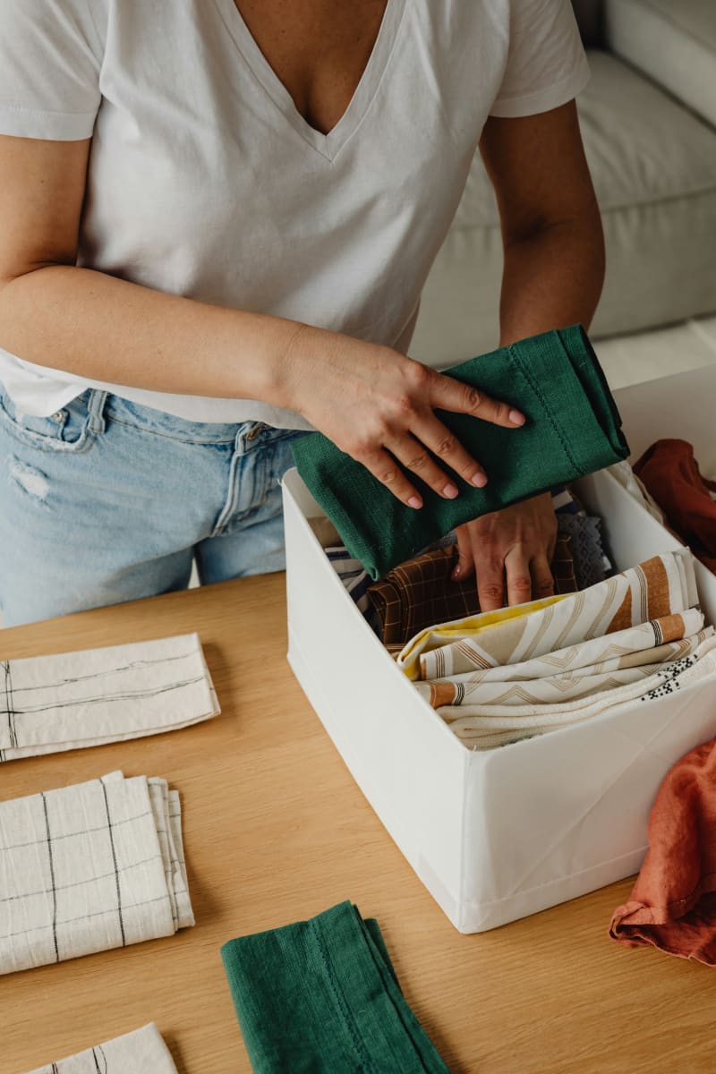 Getting organised at home.