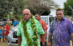 Fiji Prime Minister Sitiveni Rabuka in Rarotonga for the 52nd Pacific Islands Forum Leaders' Summit.