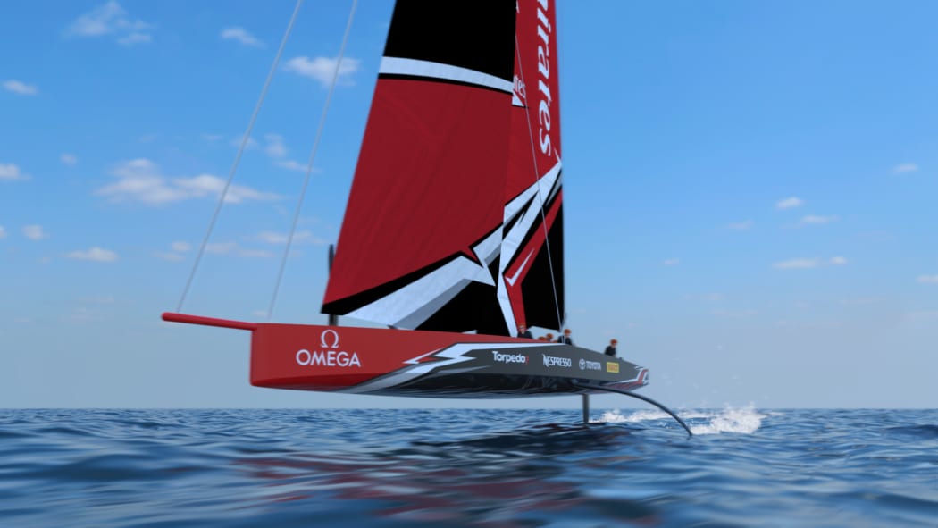 A concept design of the new foiling monohull.