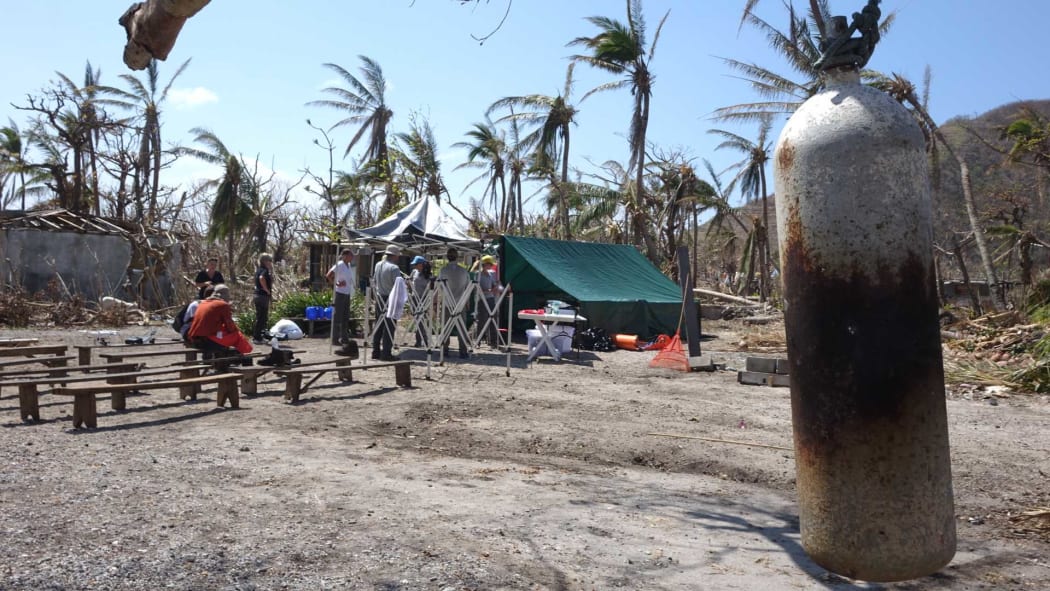 Long wait - Help has finally arrived in Mataso village, after an interminable delay.
