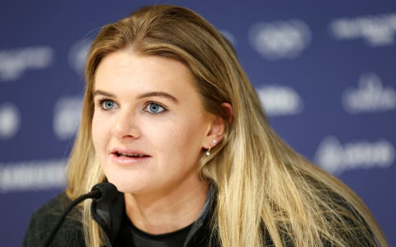 New Zealand's alpine skier Alice Robinson, 2026 Olympics.