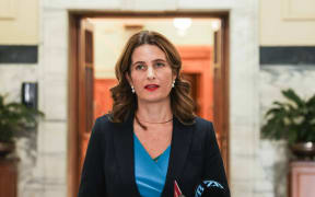 Nicola Willis speaks to media on GDP increase