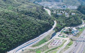 The Haywards Hill interchange / State Highway 58 in Lower Hutt.