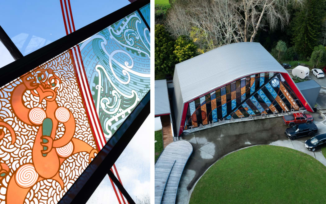 Inside Taumata o Kupe on Te Mahurehure Marae in Point Chevalier, Tāmaki Makaurau (Auckland), designed by TOA Architects, is a building dedicated to the sharing of mātauranga Māori and to embodying the epic journeys of Māori ancestors across the Pacific and within Aotearoa.