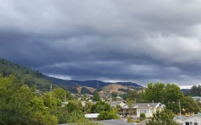 Thunder, lightning and sunshine - the works over Nelson.