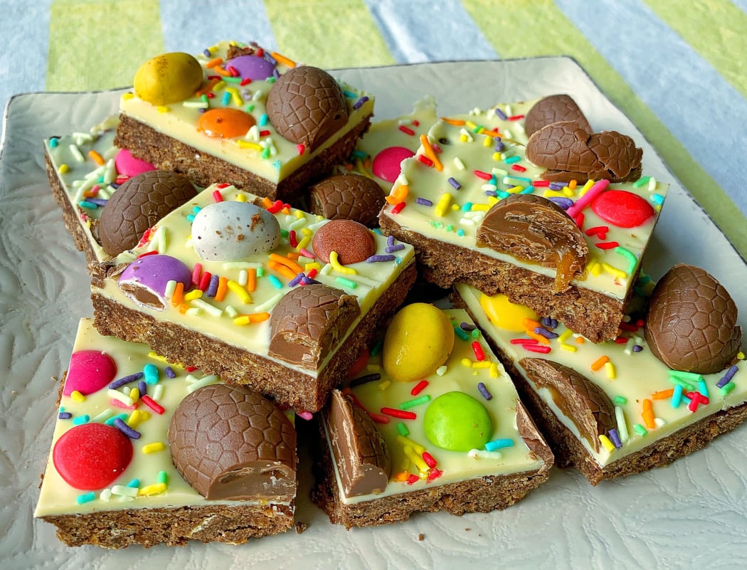 VJ Cooks Easter Egg Slice