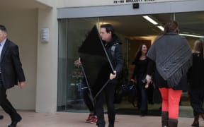 People have been evacuated from a building in central Wellington this afternoon.