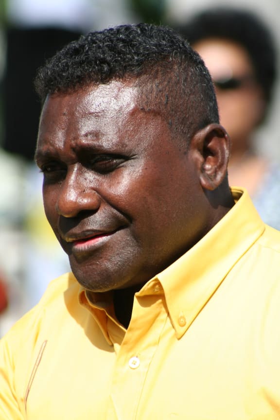 Solomon Islands Prime Minister Gordon Darcy Lilo.