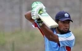 Joe Rika in action for Fiji.