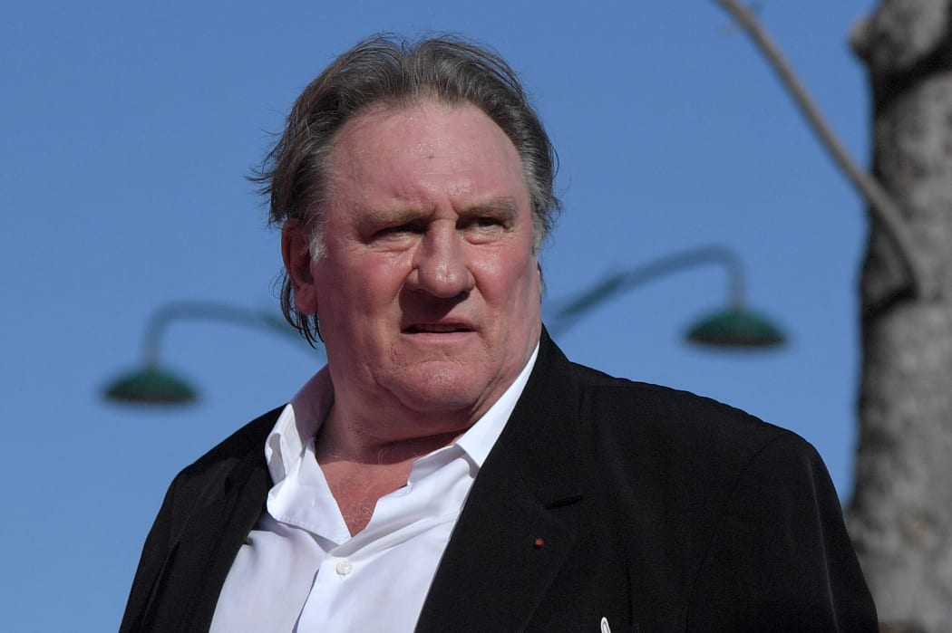French actor Gerard Depardieu in Venice in 2017.
