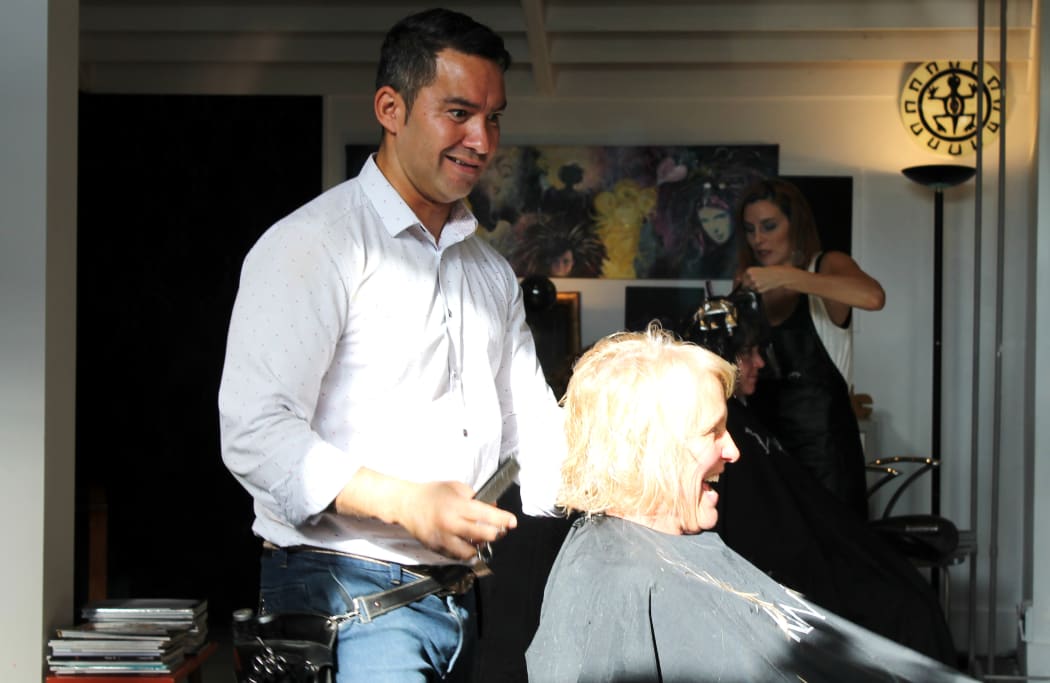 Michael Diack gives farmer Sue Scott a new look