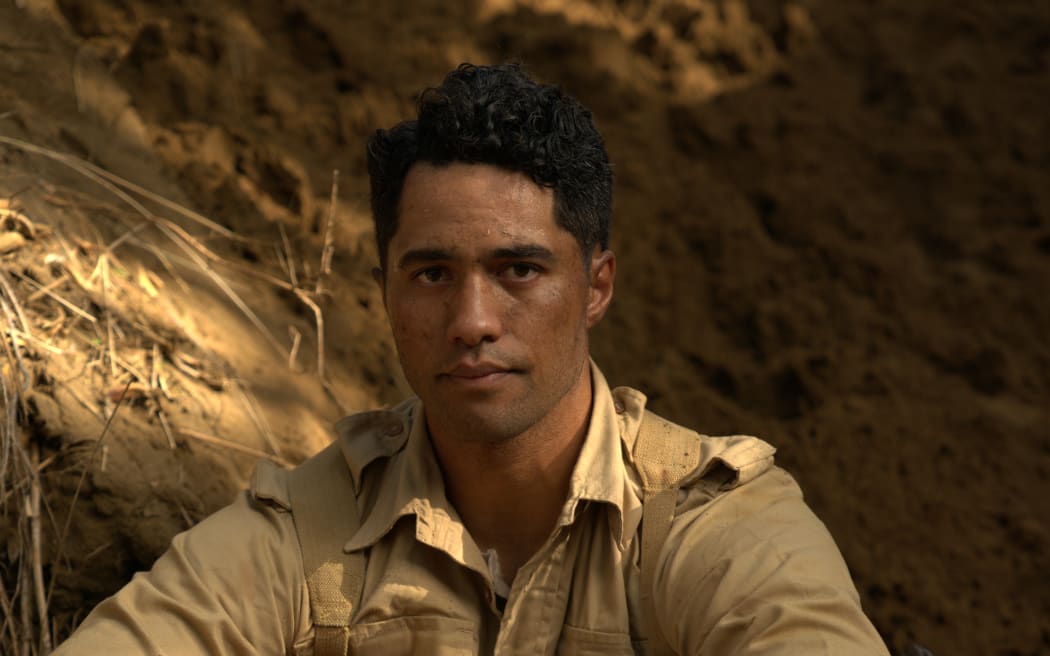 Actor Alex Tarrant plays L. Sgt. Haane Manahi DCM.