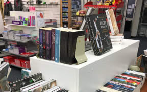 Inside Lincoln's bookshop.