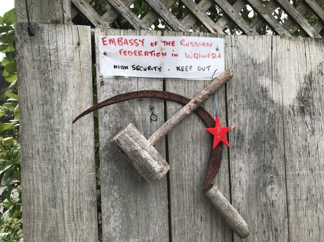 A Waiwera local's reference to the Russian owner of the local thermal pools, which are now abandoned.