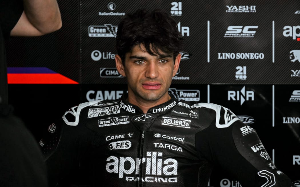 Aprilia Racing's Spanish rider Jorge Martin