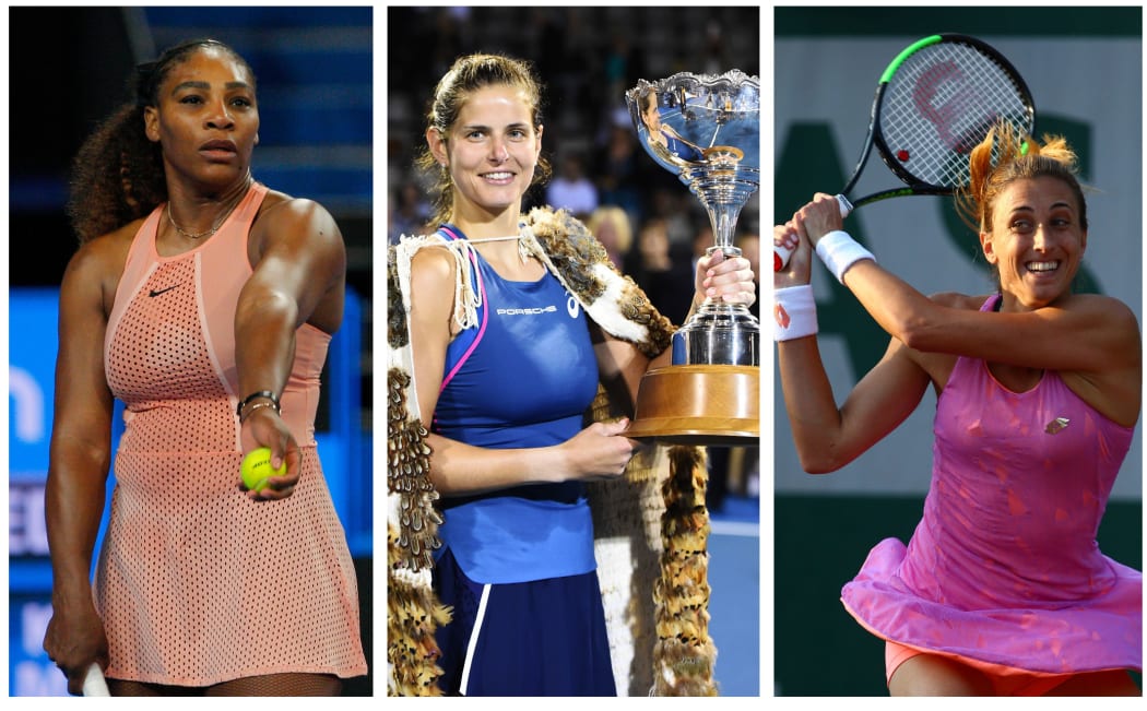 Tennis players Serena Williams, Julia Goerges and Petra Martic will play at the 2020 Auckland ASB Classic.