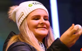 New Zealand's first giant slalom World Cup winner Alice Robinson