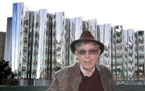 John Matthews says hairline cracks in the polished concrete floor of the Len Lye Centre detract from the building's aesthetic.