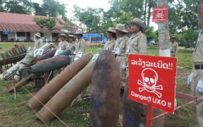 Two million tonnes of bombs were dropped on Laos during the Vietnam War.