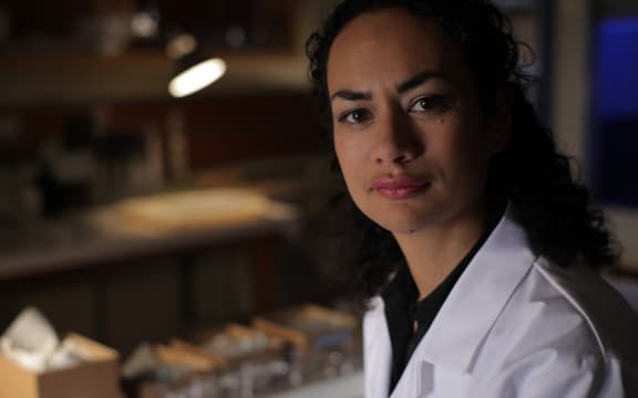 Dr Ocean Mercier, from Victoria University of Wellington, winner of the 2019 Callaghan Medal.