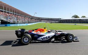 Liam Lawson during qualifying for the Australian Grand Prix.