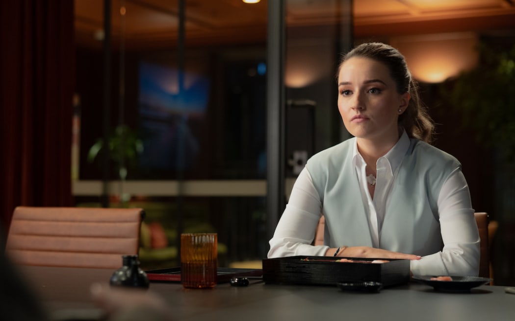 US actress Kaitlyn Dever plays the Belle Gibson character in Netflix's Apple Cider Vinegar.