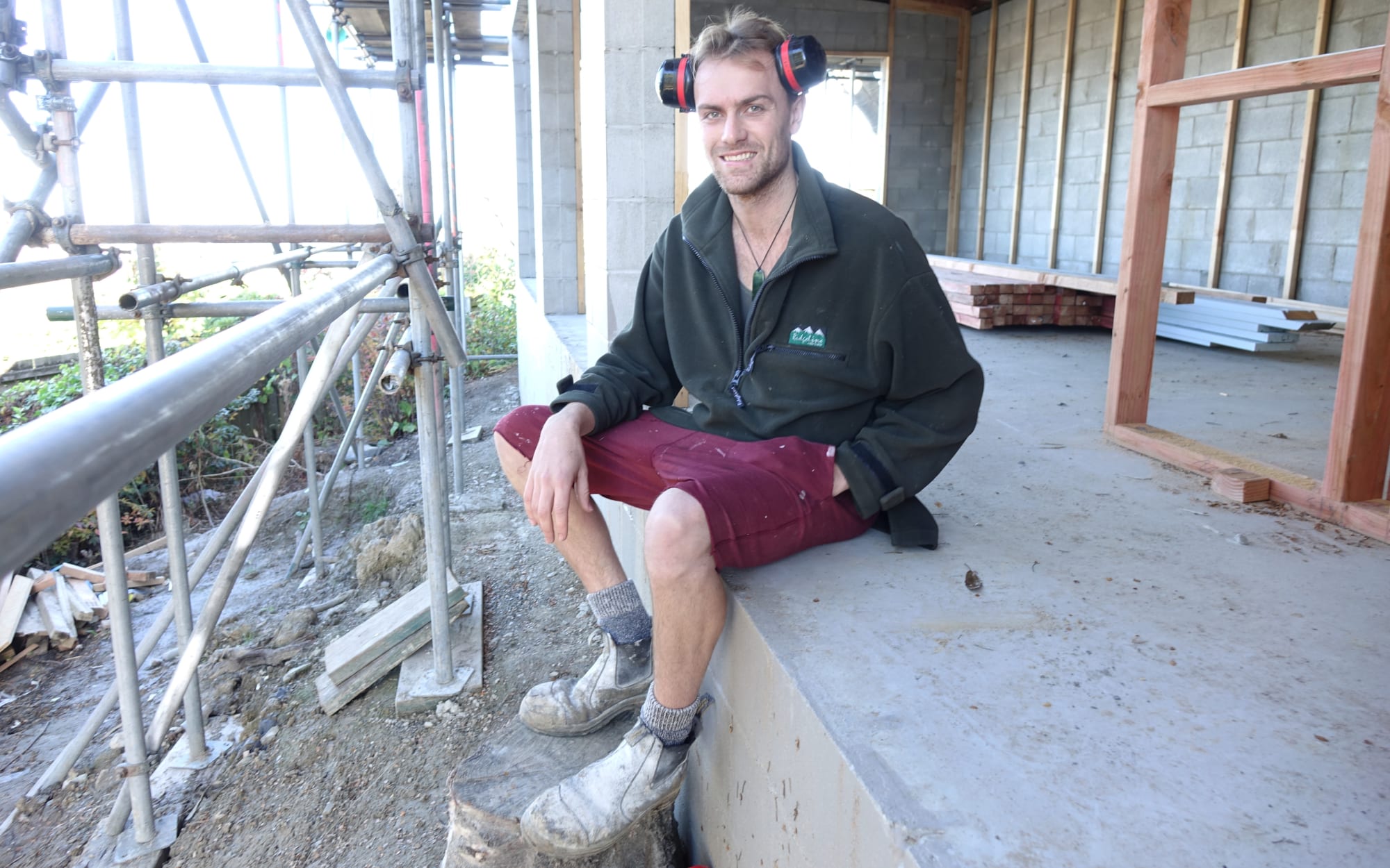 Jesse Price was able to buy two houses in Dunedin while still a builder's apprentice
