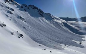A 250m wide avalanche was triggered by a skier behind The Remarkables Ski Area on Wednesday