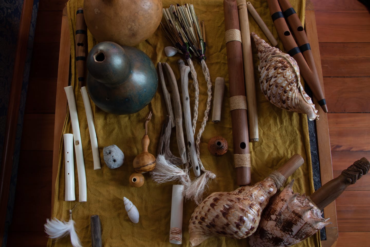 A taonga pūoro collection