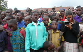Charlotte Hayes in Rwanda